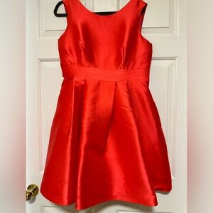 Kate Spade - Red Sleevelss Open Bow Back Fit & Flare Dress Sz 12